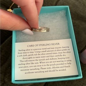 Tiffany Sterling Silver Ring
